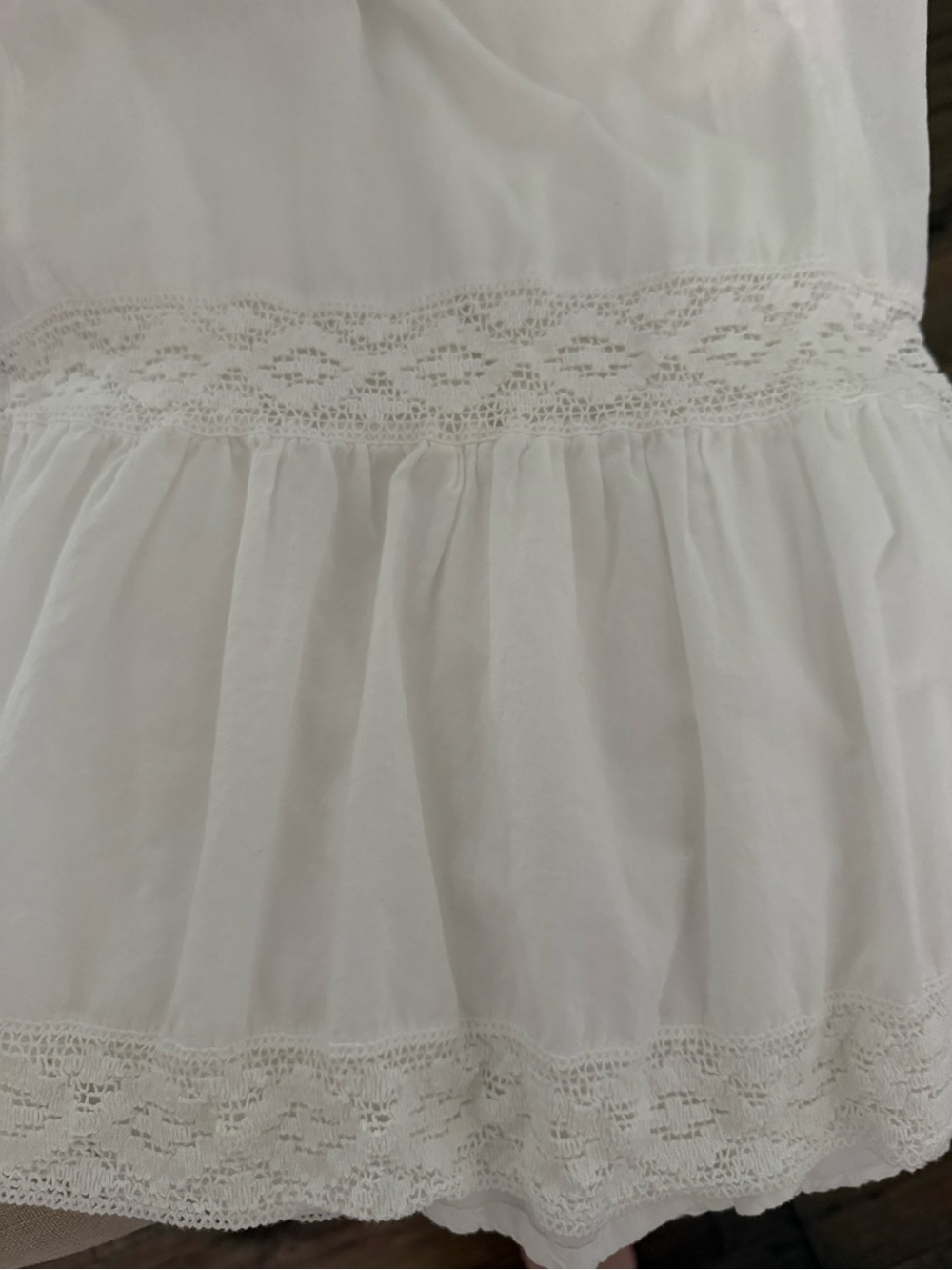 Kimchi Blue White Smocked Strapless Dress - Picture 4 of 6
